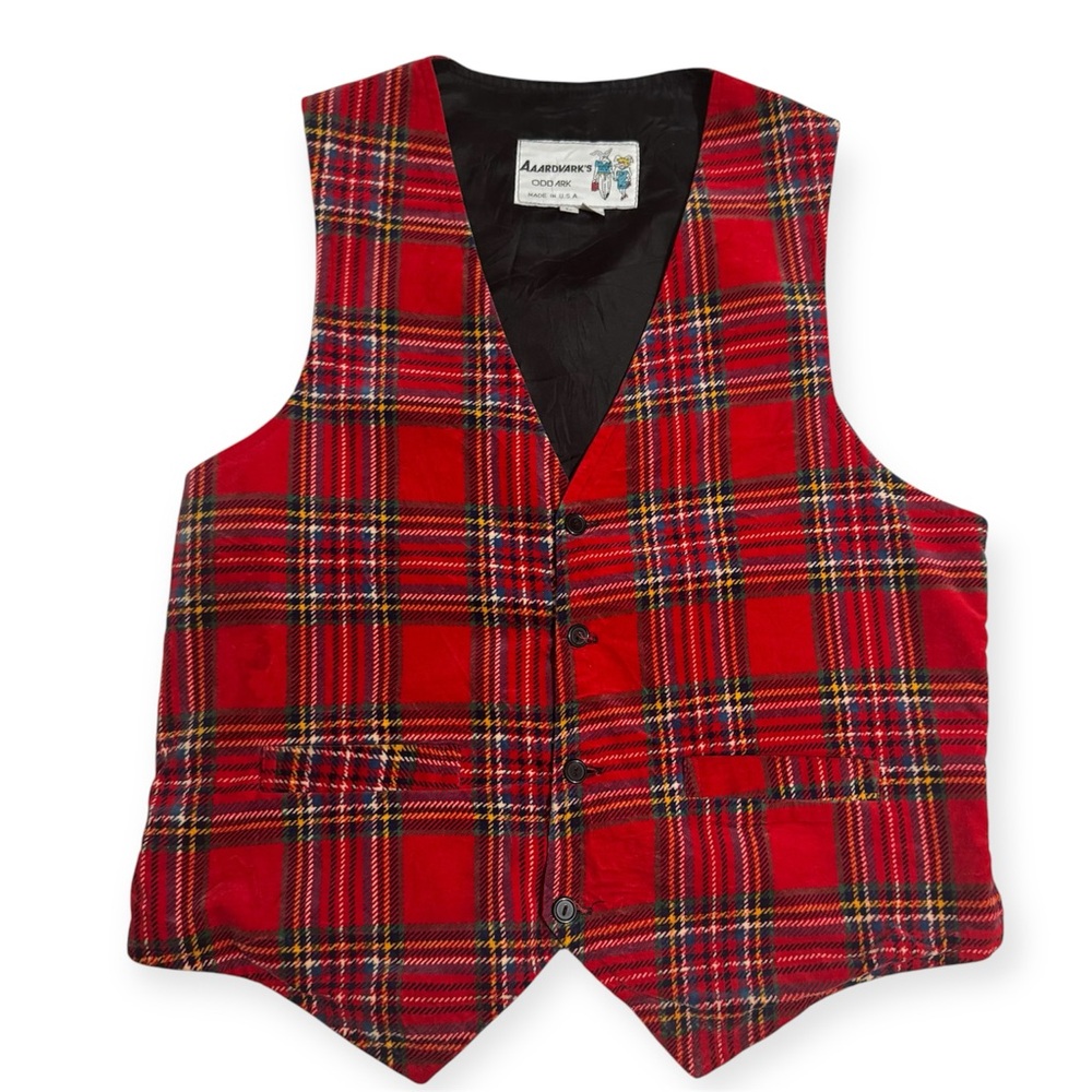Aaardvark’s Odd Ark vintage tartan vest (L)